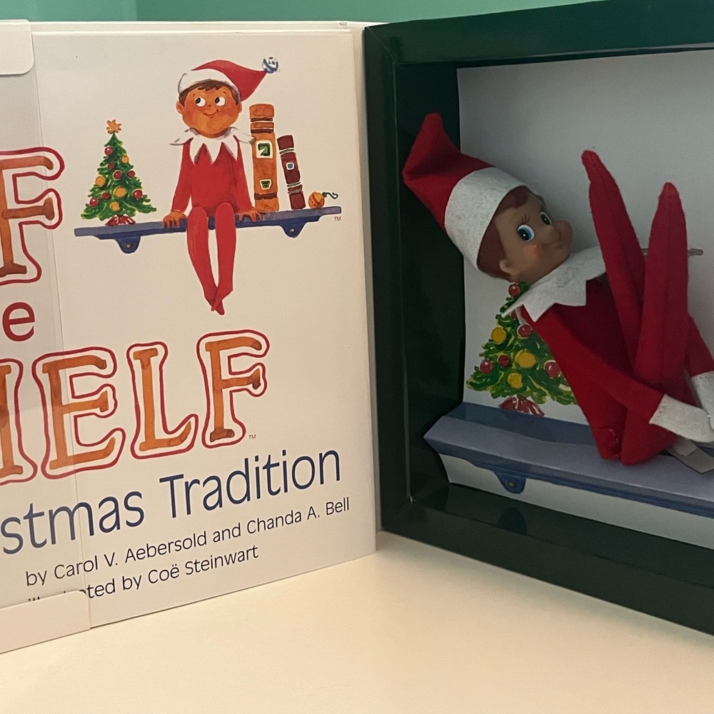 Elf on the Shelly: A Christmas Tradition - Book & Boy Elf set - Picture 3 of 7